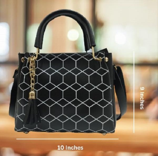 Women PU Leather Printed Shoulder Bag