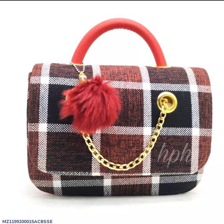 Girl's Jute Textured Shoulder Bag