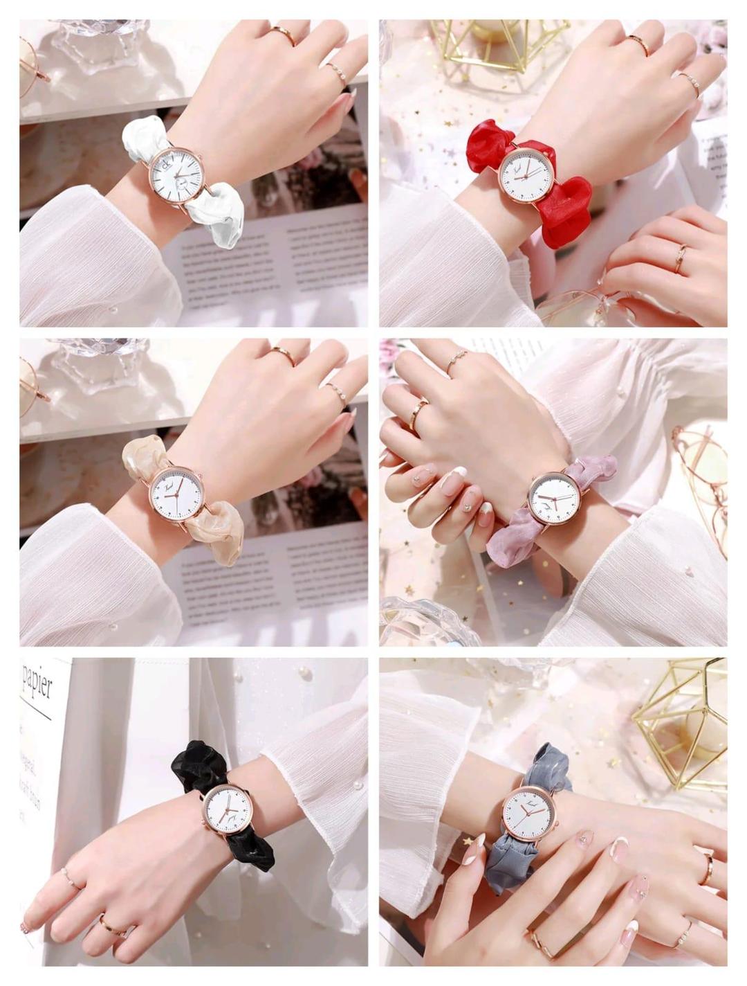 Stylish Women's Quartz Watch -1 Pc Water Resistant Bracelet Timepiece.