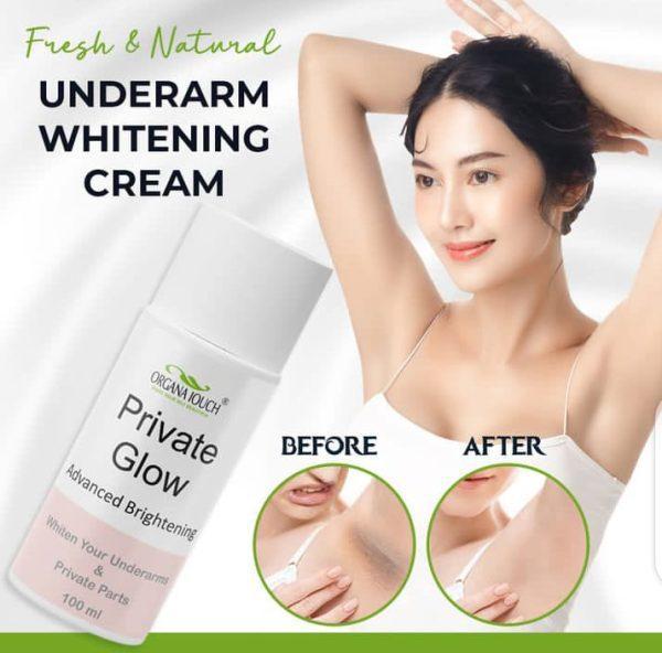 Underarms Whitening Cream -100ml with Brightening and Whitening Features