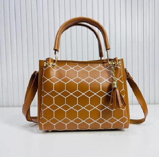 Women PU Leather Printed Shoulder Bag