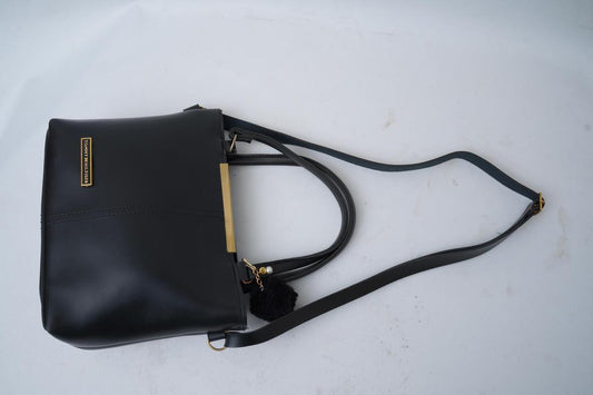 Women 's PU Leather Embellished Hand Bag